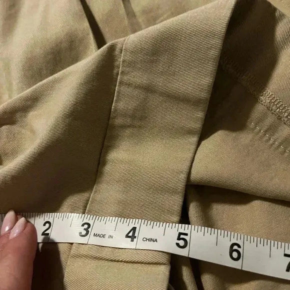 J Crew Shorts Pleated Khaki Chino 4” Inseam NWT Womens Size 16 Cotton