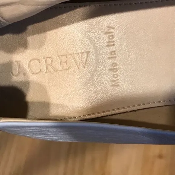 J. Crew Sz 9 Leather Italian Flats