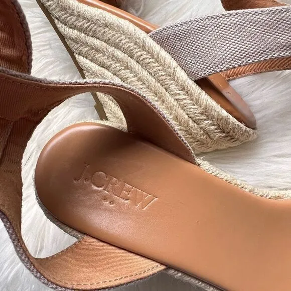 J. Crew Factory espadrille wedges new never used