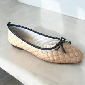 J. McLaughlin QUILTED LEATHER FLATS