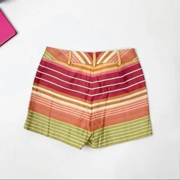 J. McLaughlin Tina Novelty Striped Shorts NWT