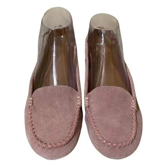 Jack Rogers Mauve Millie Suede Moccasins