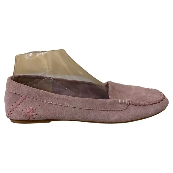 Jack Rogers Mauve Millie Suede Moccasins