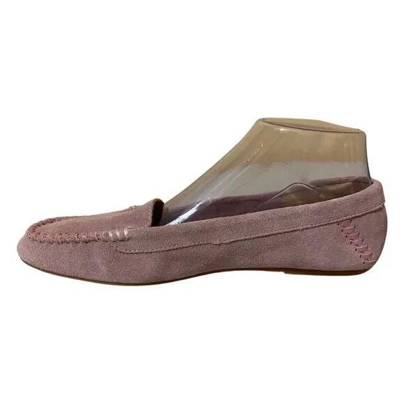 Jack Rogers Mauve Millie Suede Moccasins