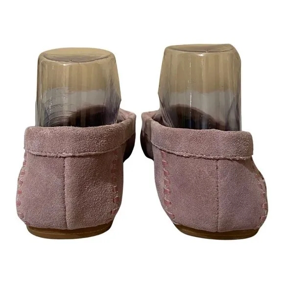 Jack Rogers Mauve Millie Suede Moccasins