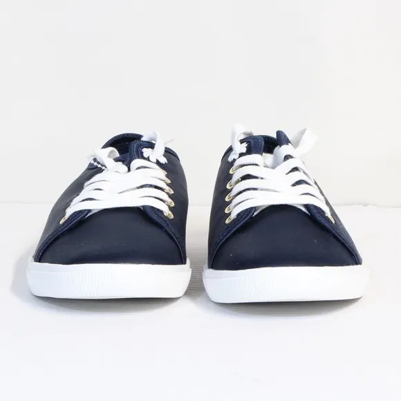 Jack Rogers Women's Lia Midnight Navy Satin Lace Up Sneaker NWT