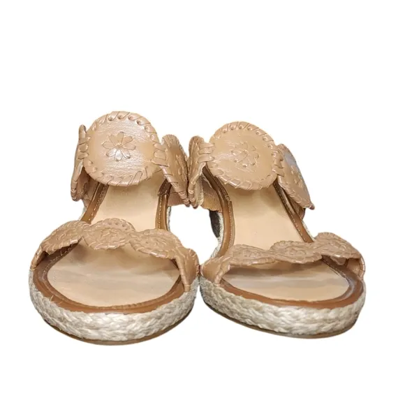 Jack Rogers Women's Shelby Espadrille Wedge Slide Sandals Size 9.5 M