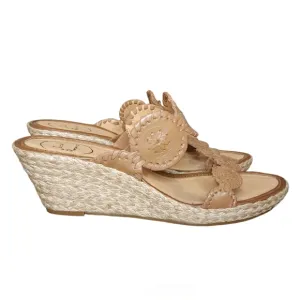 Jack Rogers Women's Shelby Espadrille Wedge Slide Sandals Size 9.5 M