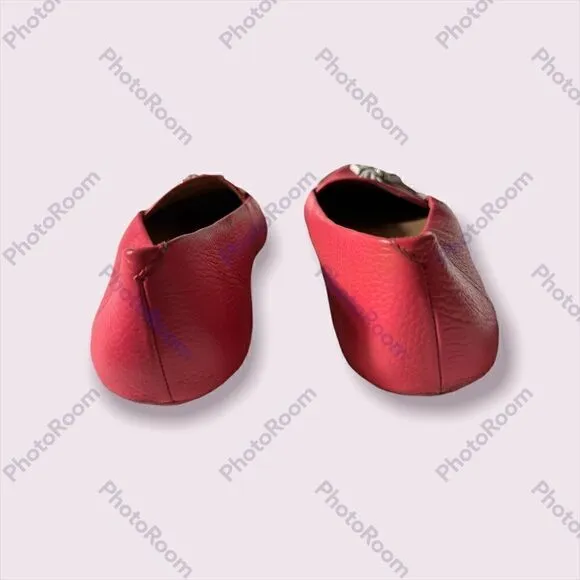 Jack Rogers Pink Leather Terra Flats