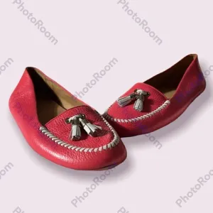 Jack Rogers Pink Leather Terra Flats