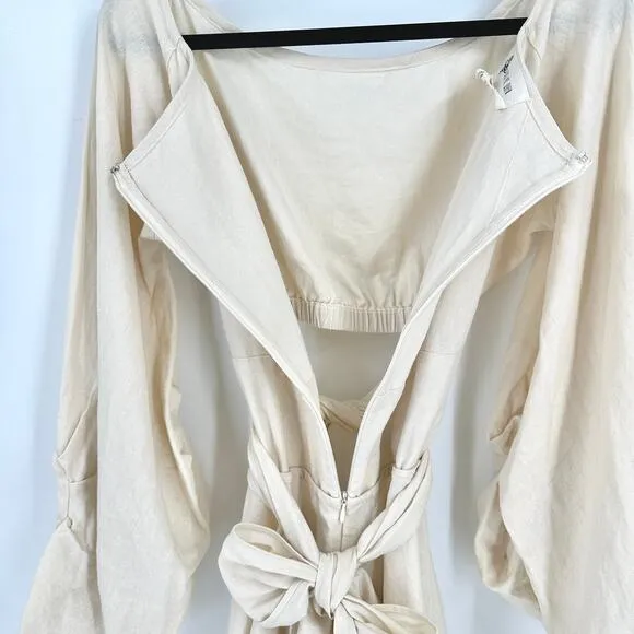 JBQ Just Bee Queen Colette Linen-Blend Mini Dress