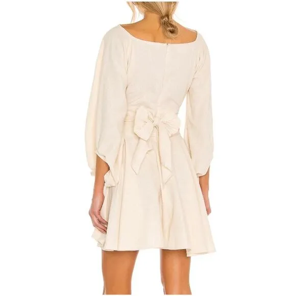 JBQ Just Bee Queen Colette Linen-Blend Mini Dress