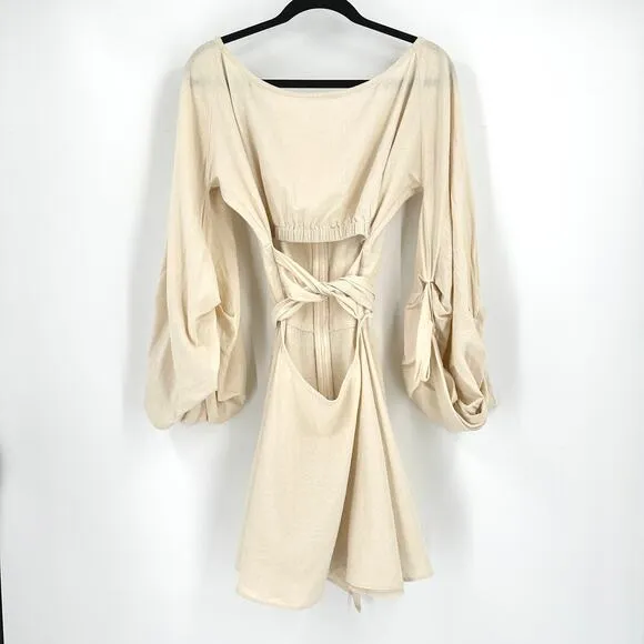 JBQ Just Bee Queen Colette Linen-Blend Mini Dress