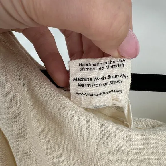 JBQ Just Bee Queen Colette Linen-Blend Mini Dress