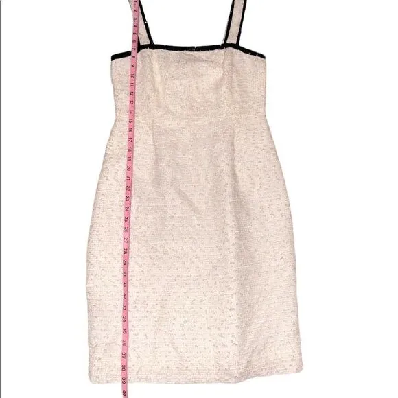 J Crew Collection Textured Chenille Silk Sheath Dress
