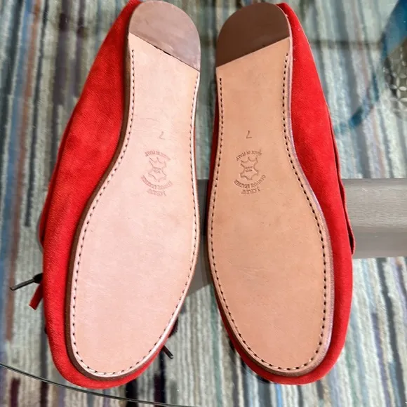 J.Crew D Brown suede moccasins