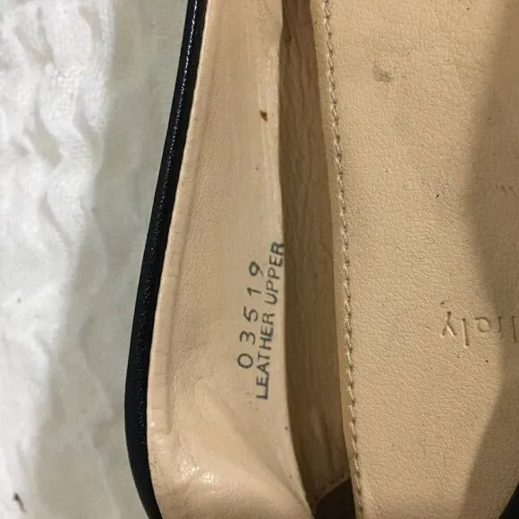 J.Crew Leather Studded Flats Size 10