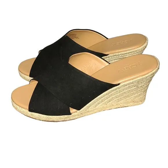 J.CREW Suede Espadrille Wedges