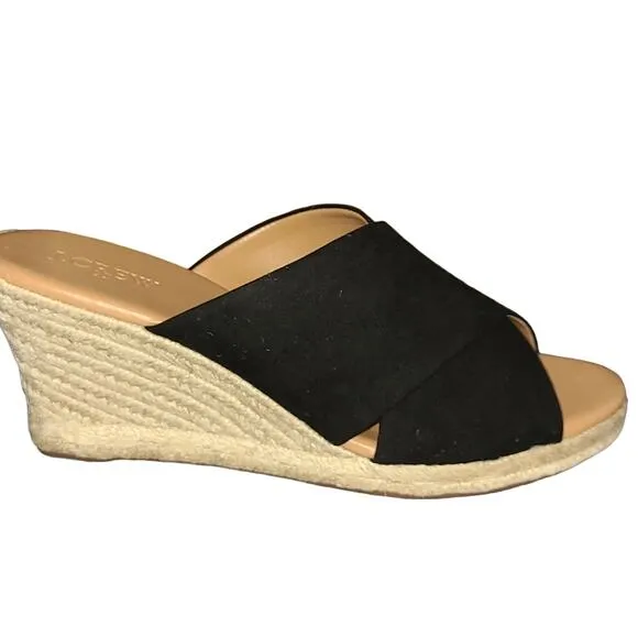 J.CREW Suede Espadrille Wedges