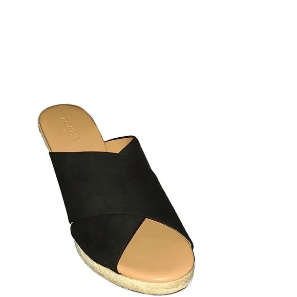 J.CREW Suede Espadrille Wedges
