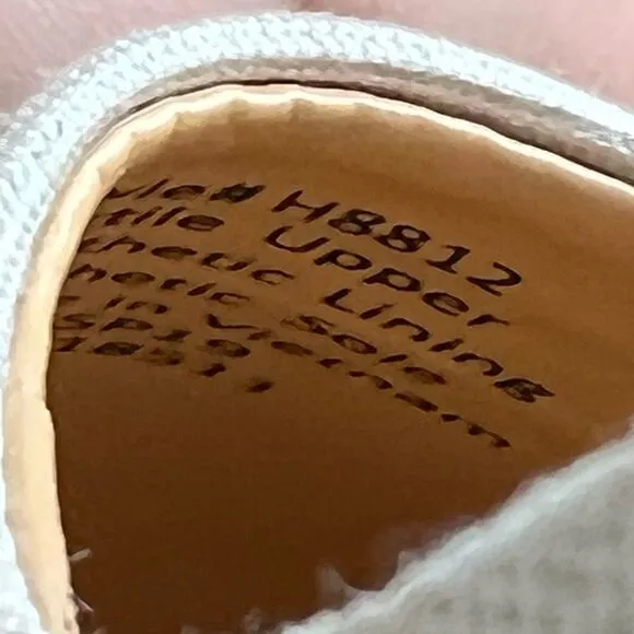 J Crew Canvas Espadrille Wedges Natural Beige 10.5