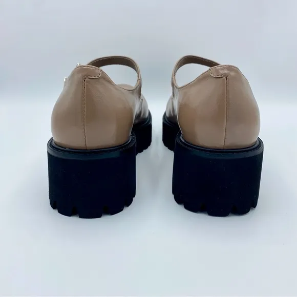 Jeffrey Campbell Beige Box Mary Jane Platform Pump Size 9