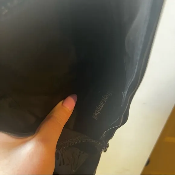 Jeffrey Campbell Black Patent Siren Heeled Boot 7.5
