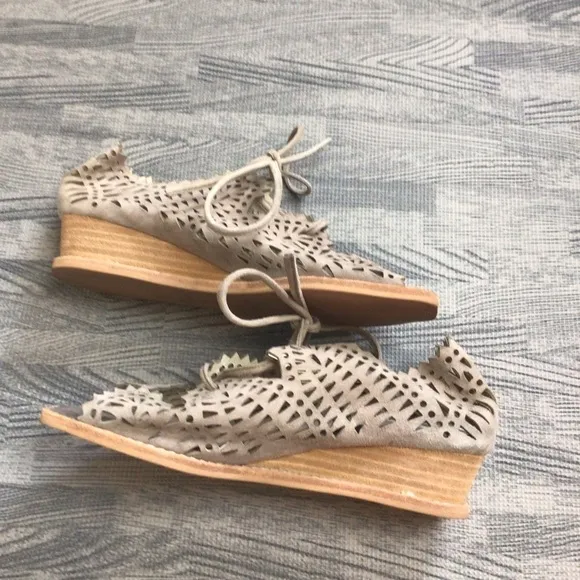 Jeffrey Campbell Espejo Lace Up Wedges