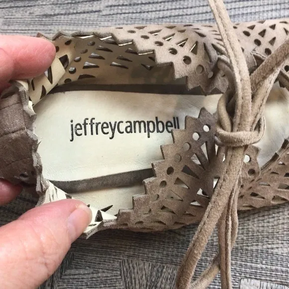 Jeffrey Campbell Espejo Lace Up Wedges