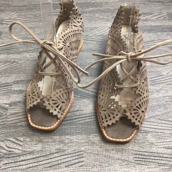 Jeffrey Campbell Espejo Lace Up Wedges