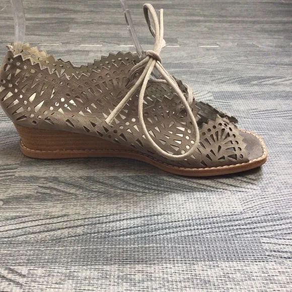 Jeffrey Campbell Espejo Lace Up Wedges