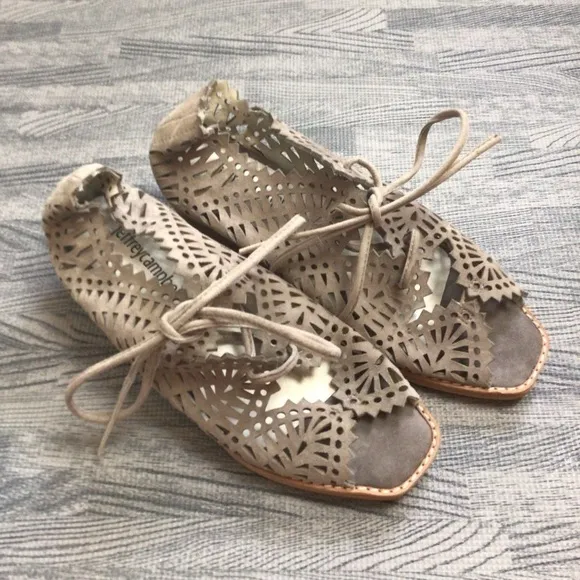 Jeffrey Campbell Espejo Lace Up Wedges