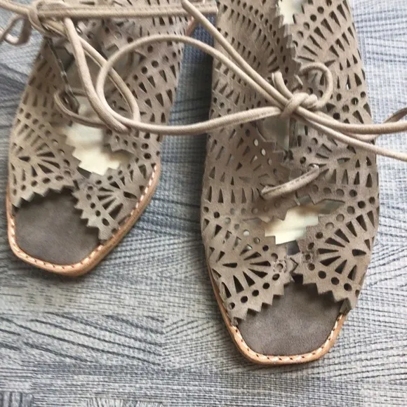 Jeffrey Campbell Espejo Lace Up Wedges