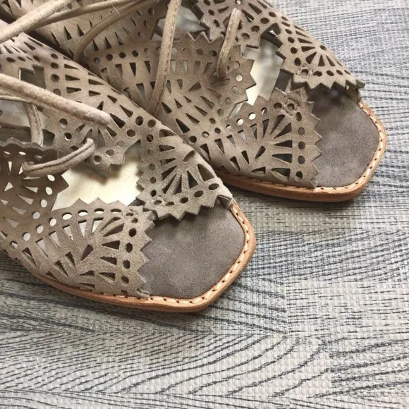 Jeffrey Campbell Espejo Lace Up Wedges