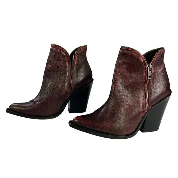 Jeffrey Campbell  Leather Western Cowboy Boots Womens Size‎ EU37 US6.5