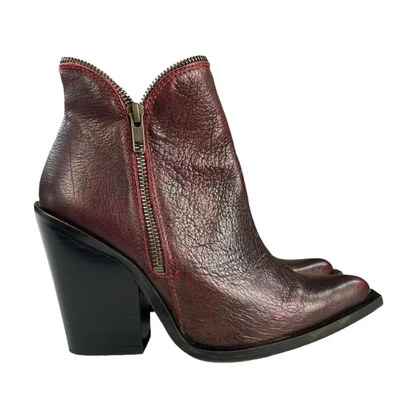 Jeffrey Campbell  Leather Western Cowboy Boots Womens Size‎ EU37 US6.5