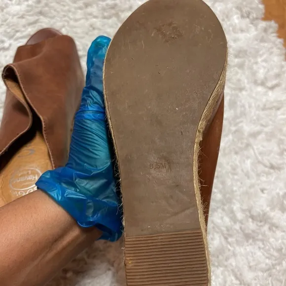 Jeffrey Campbell Leather with Espadrille Wedges