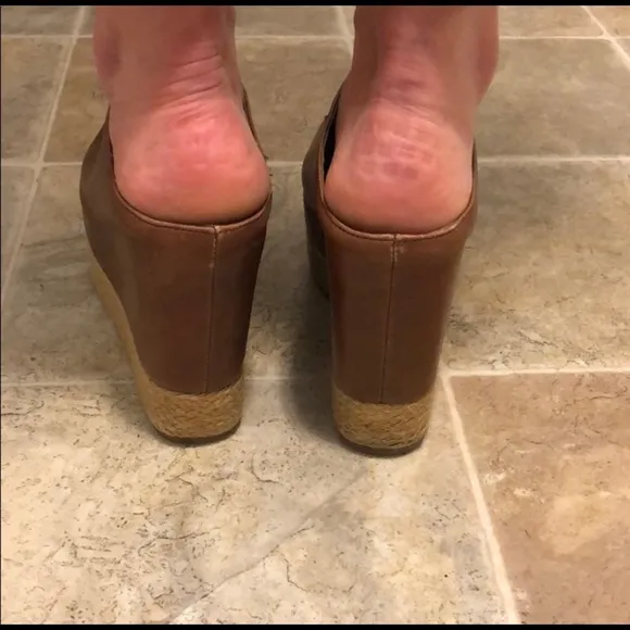 Jeffrey Campbell Leather with Espadrille Wedges