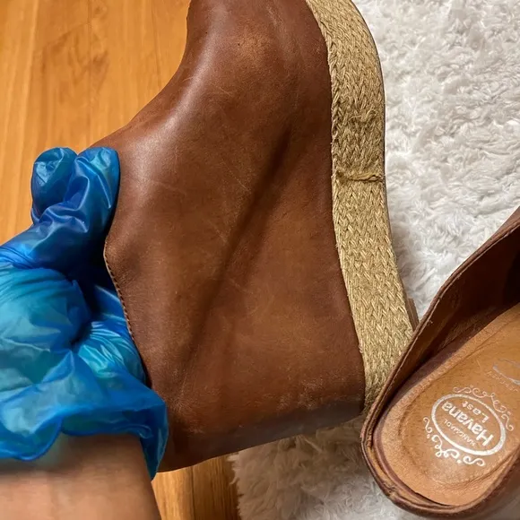 Jeffrey Campbell Leather with Espadrille Wedges