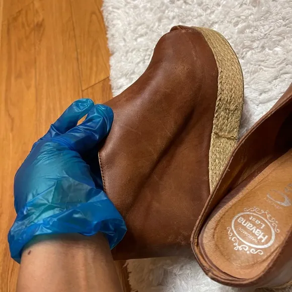 Jeffrey Campbell Leather with Espadrille Wedges