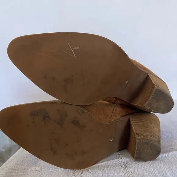Jeffrey Campbell Southwestern Suede Heeled Boots 6