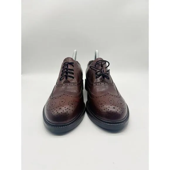 Jeffrey Campbell Womens Moyra Leather Oxford Shoes Size 9 Round Toe Preppy