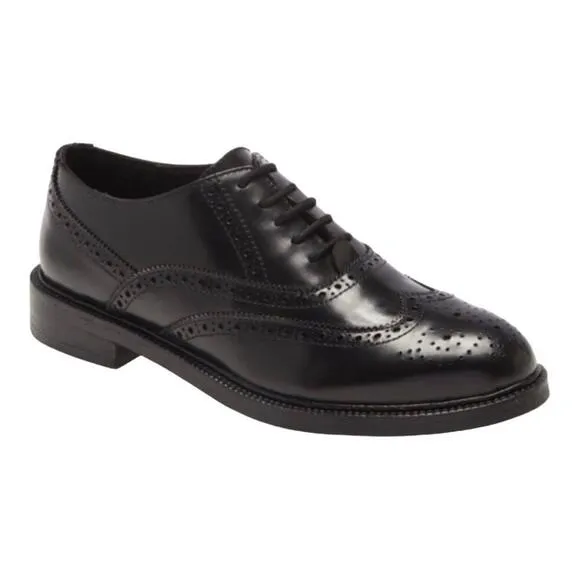 Jeffrey Campbell Womens Moyra Leather Oxford Shoes Size 9 Round Toe Preppy