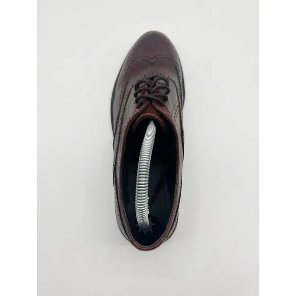 Jeffrey Campbell Womens Moyra Leather Oxford Shoes Size 9 Round Toe Preppy