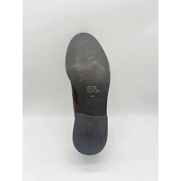 Jeffrey Campbell Womens Moyra Leather Oxford Shoes Size 9 Round Toe Preppy