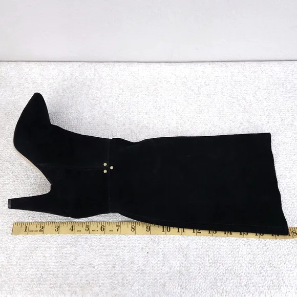 Jerome Dreyfuss Sandie Black Suede Heeled Boots