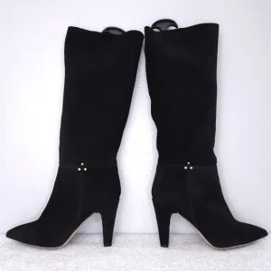 Jerome Dreyfuss Sandie Black Suede Heeled Boots