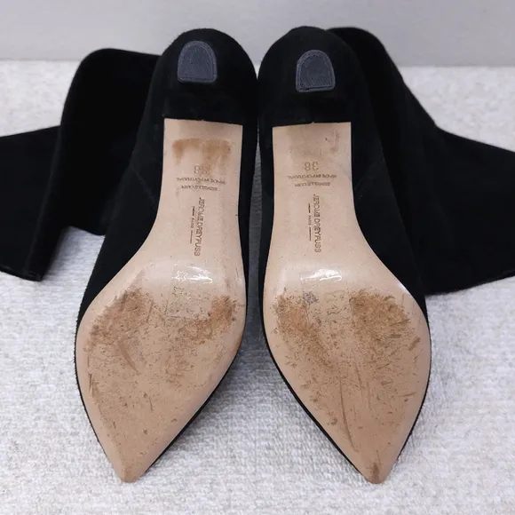 Jerome Dreyfuss Sandie Black Suede Heeled Boots