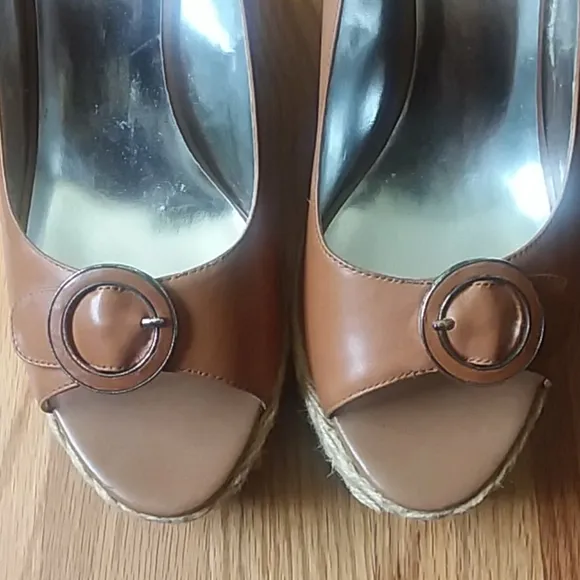 Jessica Simpson Goldie Espadrille Wedges Size 10