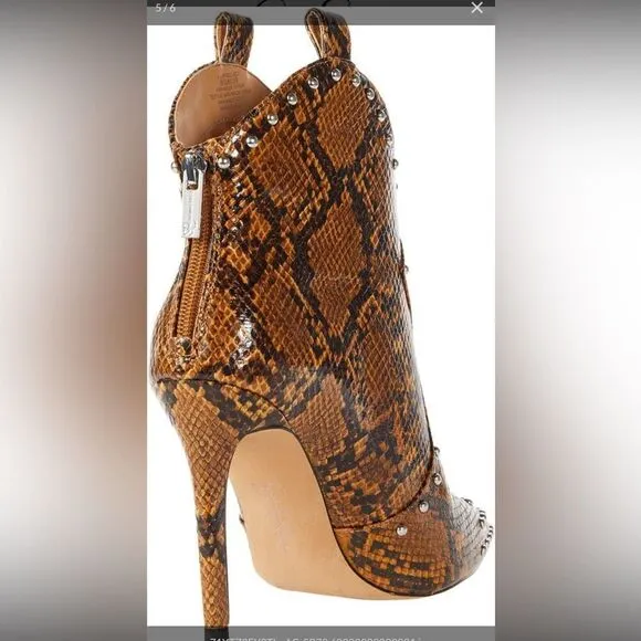 Jessica Simpson Pixillez 3 Wester Heeled Faux Snakeskin Boots